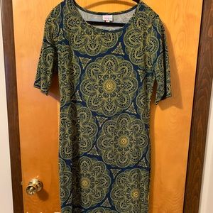LuLaRoe Julia dress size XL